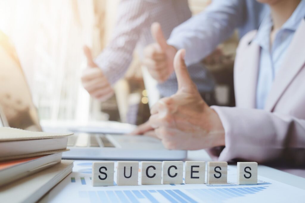 Business Teamwork Success